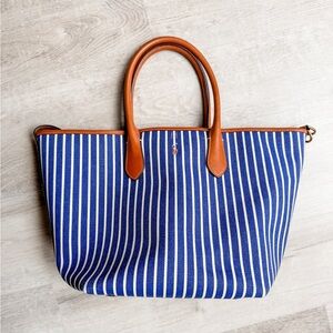 Polo Ralph Lauren
Medium Striped Canvas Bellport Tote Bag